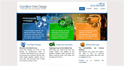 Desktop Screenshot of carrolltonwebdesign.com